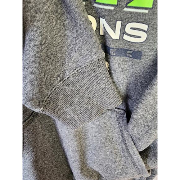 Seattle Seahawks Superbowl XLVIII Champions Fleece Hoodie Sz XL Kangaroo Pocket - Picture 9 of 10